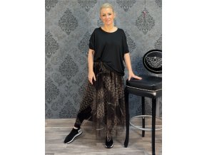 SUKNĚ BELLAGIO hnědá