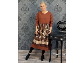 ŠATY NICOLA skořice