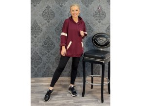 MIKINA RAGAZZA vínová