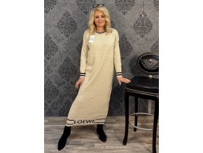 ŠATY TICINO béžové