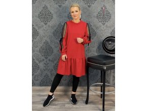 ŠATY MEDA červené