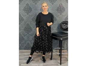 ŠATY DAGMAR černé