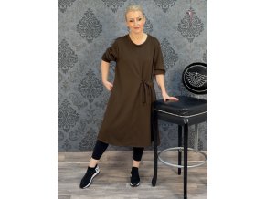 ŠATY LUDMILA čokoláda