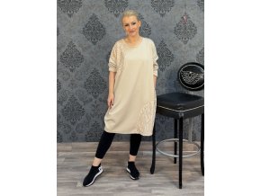 ŠATY GLADIOLA béžové
