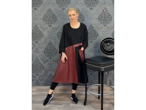 ŠATY ALBÍNA vínové