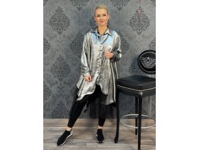 ŠATY REGINA stříbrné