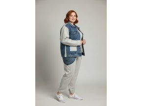 KALHOTY DAVID jeans šedé