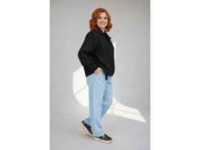 JEANS KALHOTY CHRISTIAN modré