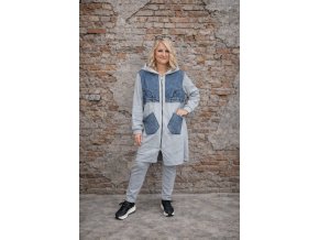 KABÁTEK BENITO šedivý