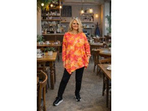 MIKINA CELESTE fuchsie-oranž