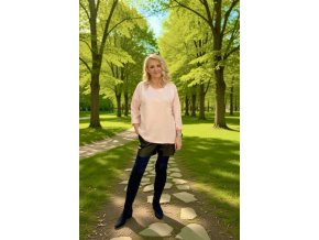 MIKINA LOVE sv.růžová