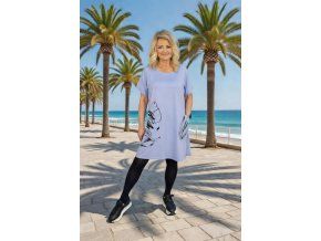 ŠATY LUISA světle modré