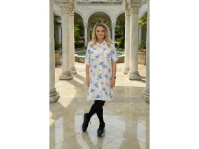 KOŠILO-ŠATY VITA modré