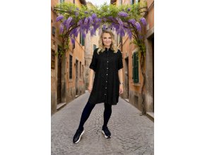 KOŠILO-ŠATY ANTONELLA černá