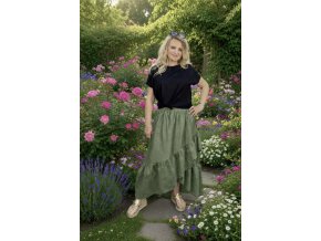 SUKNĚ ROSA khaki