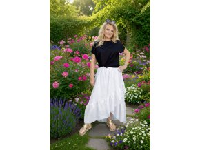 SUKNĚ ROSA bílá