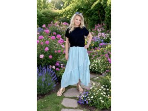 SUKNĚ ROSA světle modrá
