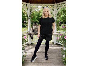 TRIČKO PANARO černé