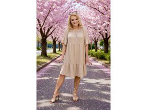 ŠATY ISEA béžové
