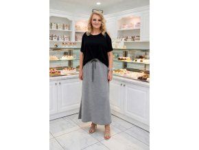 SUKNĚ ELBA šedá