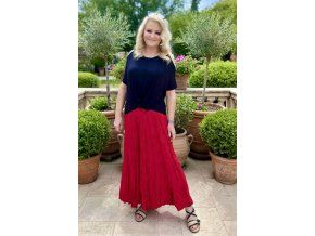 SUKNĚ PIAVA červená