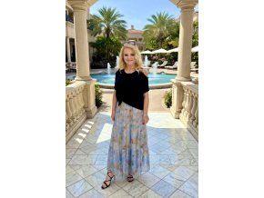 SUKNĚ MERINA modrá