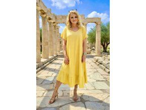 ŠATY ROYA žluté