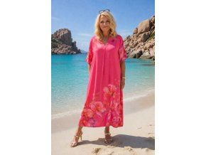 ŠATY GRANÁT fuchsie