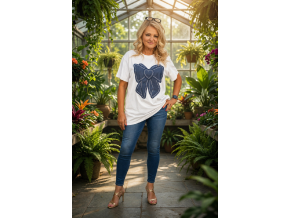 TRIČKO KUDLANKA bílé