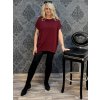Tričko Jitka burgundy