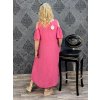 ŠATY GABRIELA fuchsie PLUS SIZE
