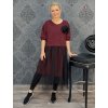 ŠATY HELENA vínové