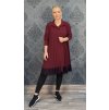 ŠATY SVRATKA vínové