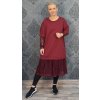 ŠATY DOUBRAVA vínové
