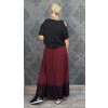 SUKNĚ OPAVA vínová