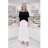 SUKNĚ ELBA bílá