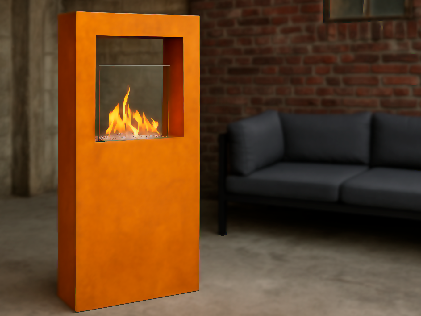 Krb na terasu bez dymu a komína? Objavte krásu a funkčnosť bioetanolových solitérov z cortenovej ocele