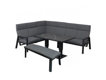 Zostava záhradného nábytku AVIGNON s veľkým rohovým sedením