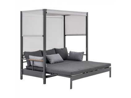 Záhradná posteľ s baldachýnom DUISBURG