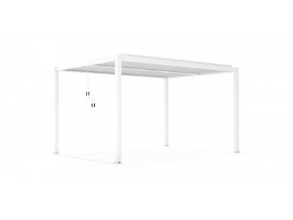 Hliníková záhradná pergola LUXE biela - rôzne veľkosti
