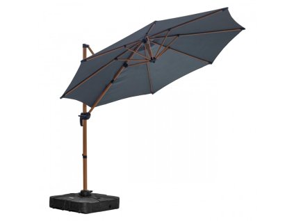 Záhradný hliníkový slnečník ROMA S s bočnou konštrukciou a reguláciou 360°