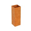 metal planter without rim rapido a1a corten cortena