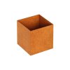 metal planter without rim rapido c1a corten cortena