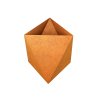designer pot corten triangulo2 cortena