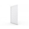 Hliníkový žalúziový panel pre pergolu 4M, biela bočná stena