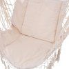 Závesné hojdacie kreslo boho s strapcami 100x80 cm – Brasil Classic M