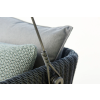 Záhradná hojdačka pre tri osoby dizajnová so strieškou Cave swing sofa, sivá