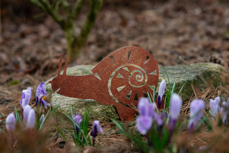 Zahradní dekorace z cortenové oceli vytvářející jedinečnou atmosféru