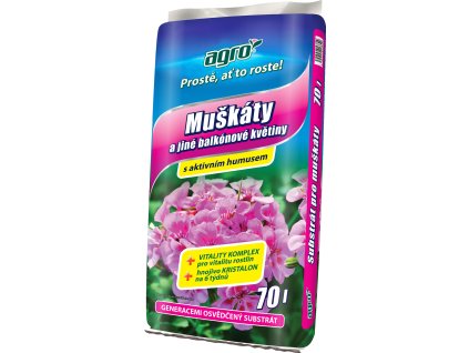 AGRO Substrát pro muškáty a jiné balkónové květiny