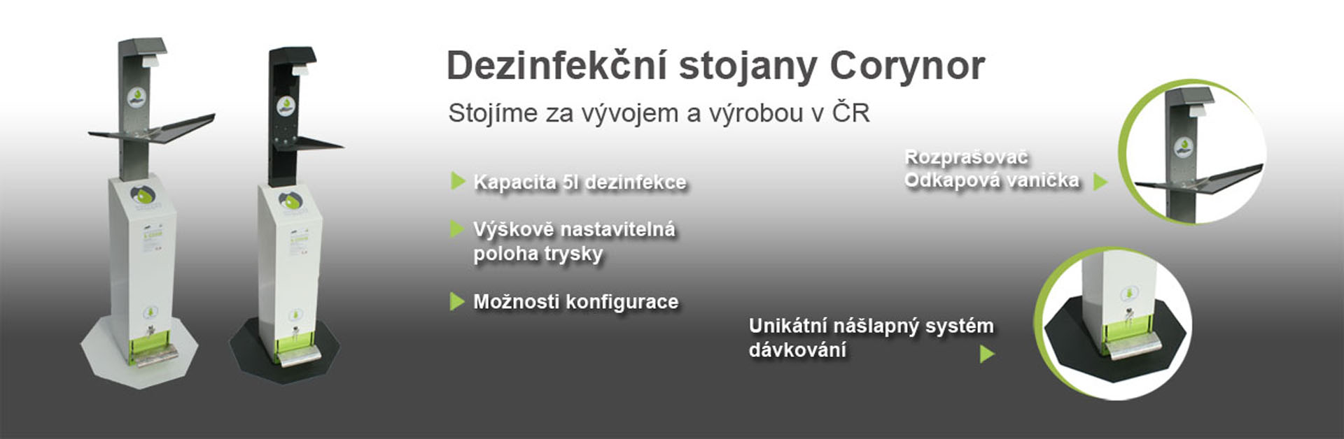 Dezinfekční stojan